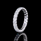 2-1/4ctw Prong Cushion Eternity Band