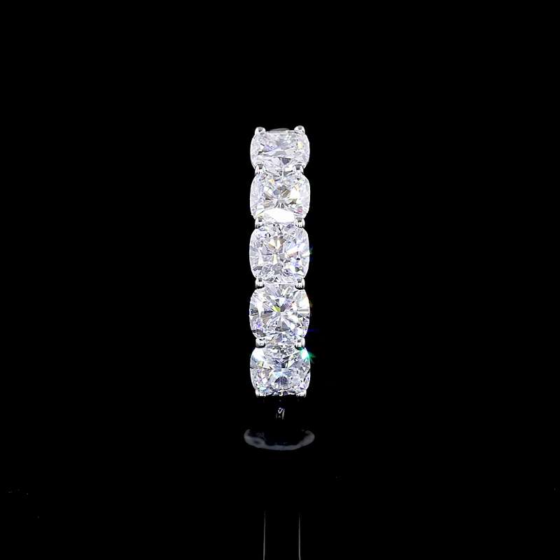 1ctw Prong Cushion Five Stone Band