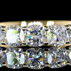 1ctw Prong Cushion Five Stone Band