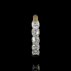1ctw Prong Cushion Five Stone Band