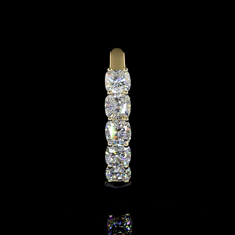 1ctw Prong Cushion Five Stone Band
