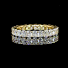 2-1/4ctw Prong Cushion Eternity Band