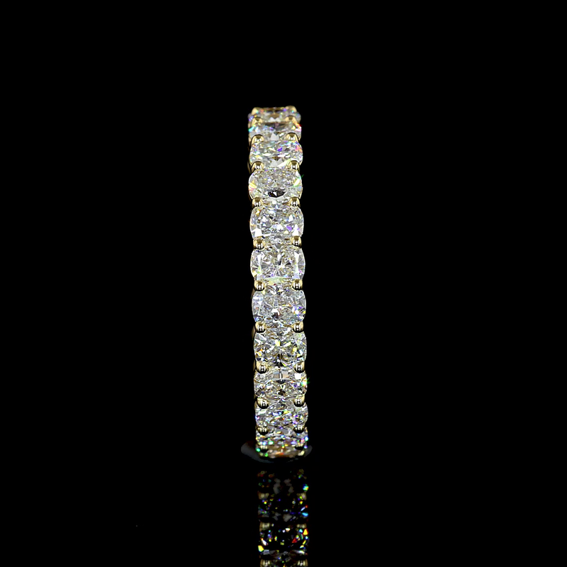 2-1/4ctw Prong Cushion Eternity Band