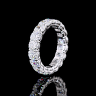 5ctw Cushion Prong Diamond Eternity Band