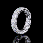 7ctw Cushion Prong Diamond Eternity Band