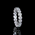 2ctw Bezel Cushion Eternity Band