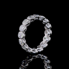 3ctw Cushion Bezel Diamond Eternity Band