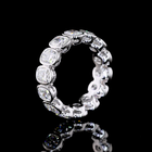 5ctw Cushion Bezel Diamond Eternity Band