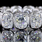 7ctw Cushion Bezel Diamond Eternity Band