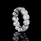 7ctw Cushion Bezel Diamond Eternity Band