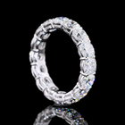 5ctw Cushion Prong Diamond Eternity Band