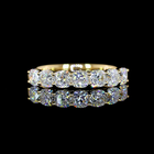 1ctw Prong Cushion Seven Stone Band