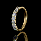 1ctw Prong Cushion Seven Stone Band