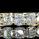 2ctw Prong Cushion Seven Stone Band