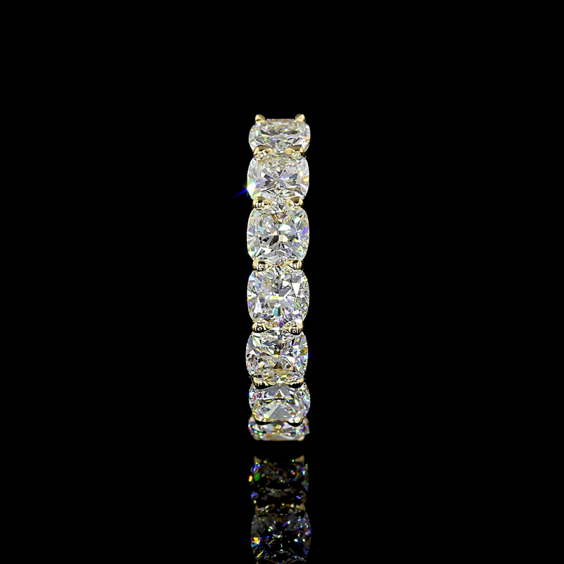 2ctw Prong Cushion Seven Stone Band