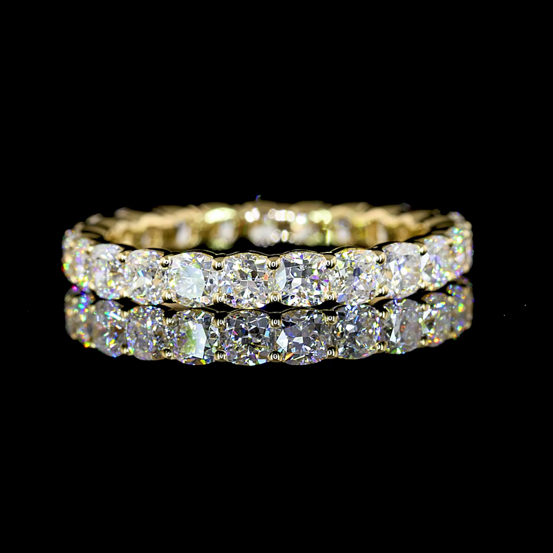 2-1/4ctw Prong Cushion Eternity Band