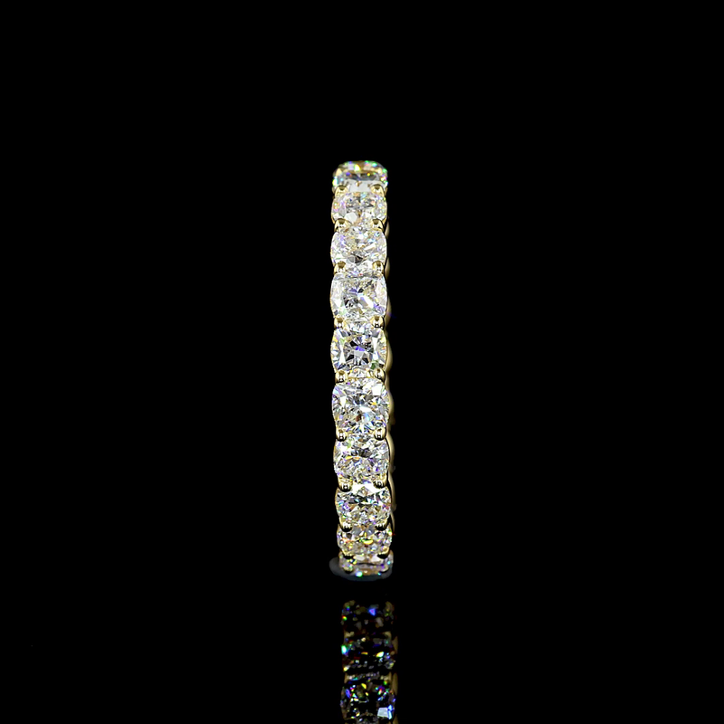 2-1/4ctw Prong Cushion Eternity Band