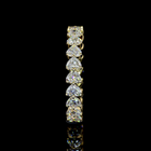 2-1/4ctw Prong East West Heart Eternity Band