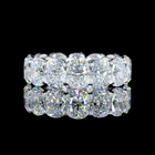 10ctw Cushion Prong Diamond Eternity Band
