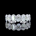 3ctw Prong Oval Seven Stone Band