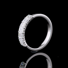 1ctw Prong Emerald Seven Stone Band