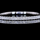 1/4ctw Pave Micro Round Eternity Band