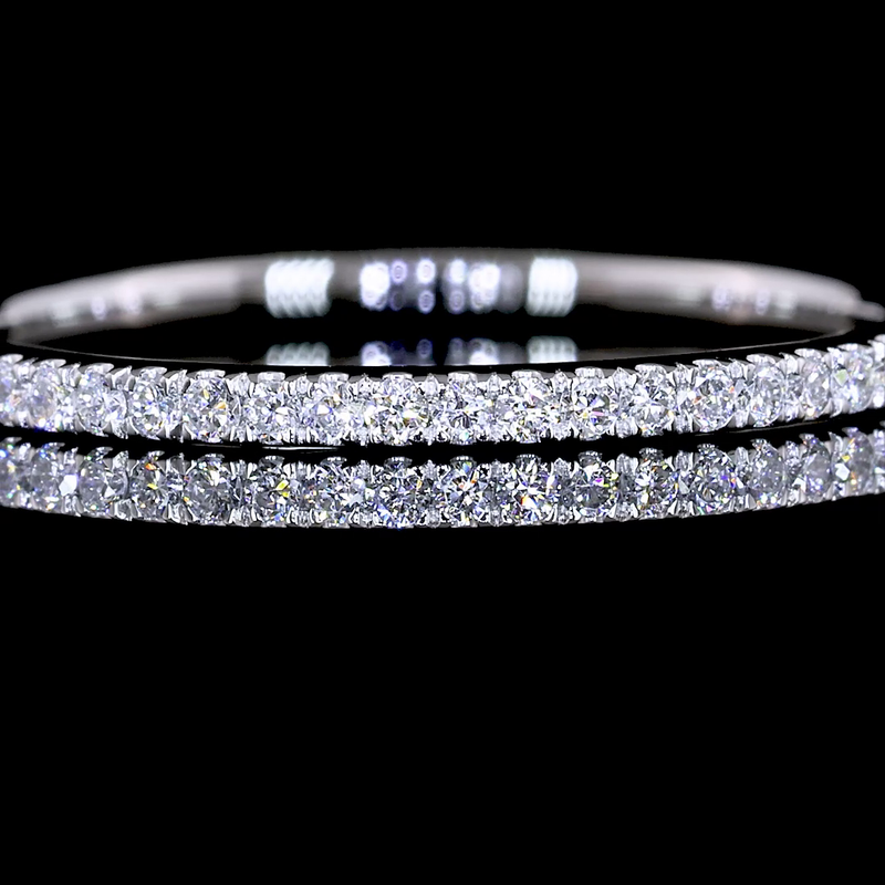 1/4ctw Pave Micro Round Eternity Band