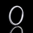 1/4ctw Pave Micro Round Eternity Band