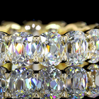 6ctw Antique Cushion Prong Diamond Eternity Band