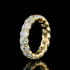 6ctw Antique Cushion Prong Diamond Eternity Band