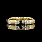 1/2ctw Flush East West Pear & Cushion Eternity Band