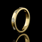 1/2ctw Flush East West Pear & Cushion Eternity Band