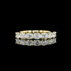 3/4ctw Prong East West Cushion Seven Stone Band