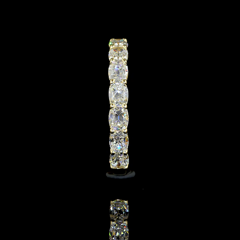 3/4ctw Prong East West Cushion Seven Stone Band