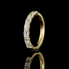 3/4ctw Prong East West Cushion Seven Stone Band