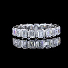 3-1/2ctw Bezel Emerald Eternity Band