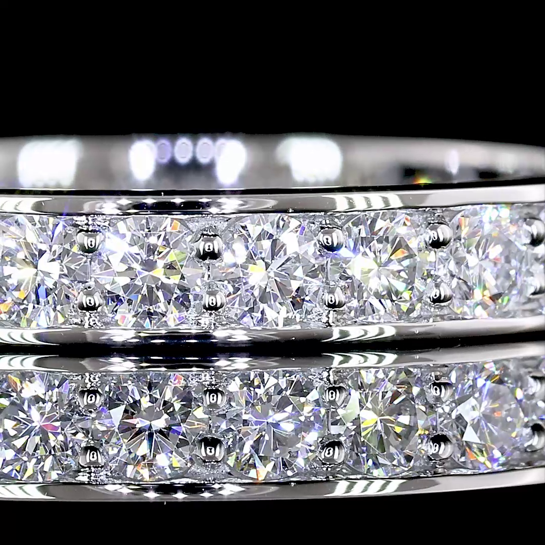 3/4ctw Channel Round 3/4 Eternity Band