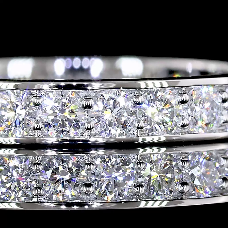 3/4ctw Channel Round 3/4 Eternity Band