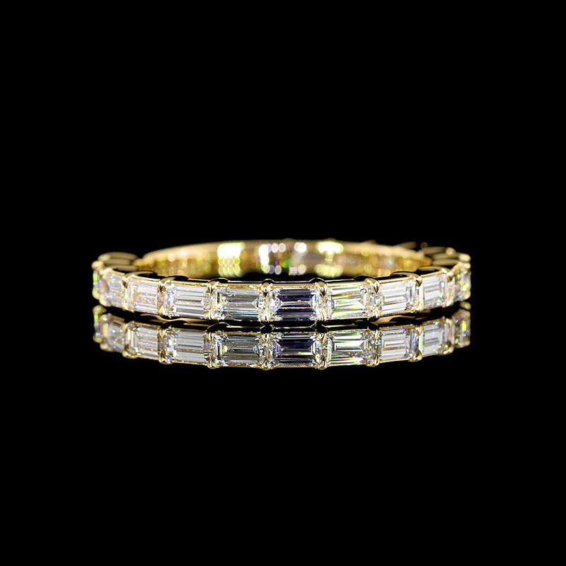 3/4ctw Prong East West Baguette 3/4 Eternity Band