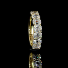 3-1/4ctw Prong Cushion Seven Stone Band