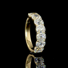 2ctw Prong Cushion Seven Stone Band