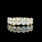 1-3/4ctw Prong Oval Seven Stone Band