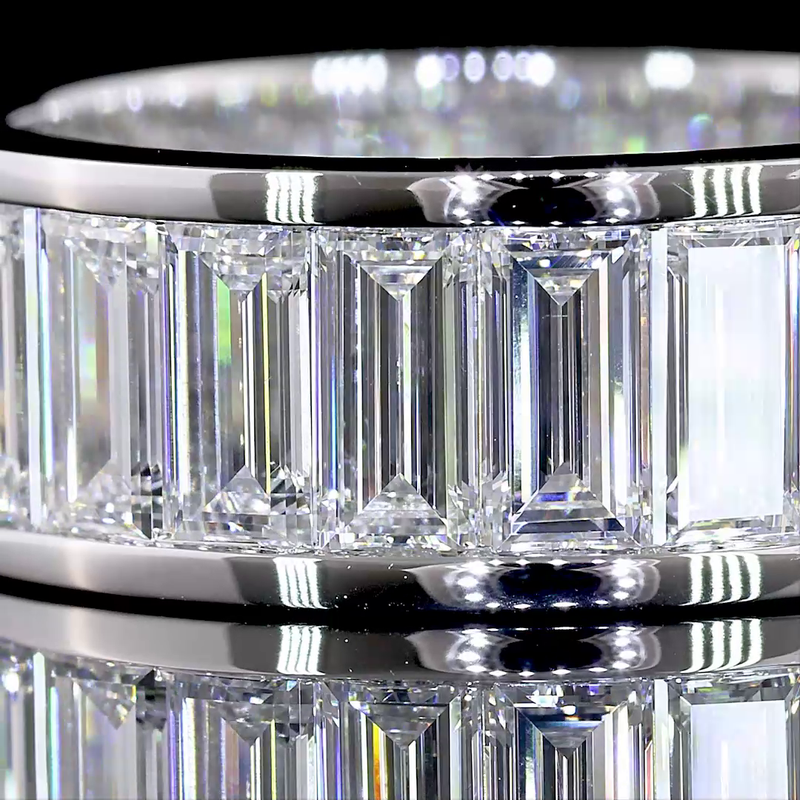 6ctw Baguette Channel Diamond Eternity Band