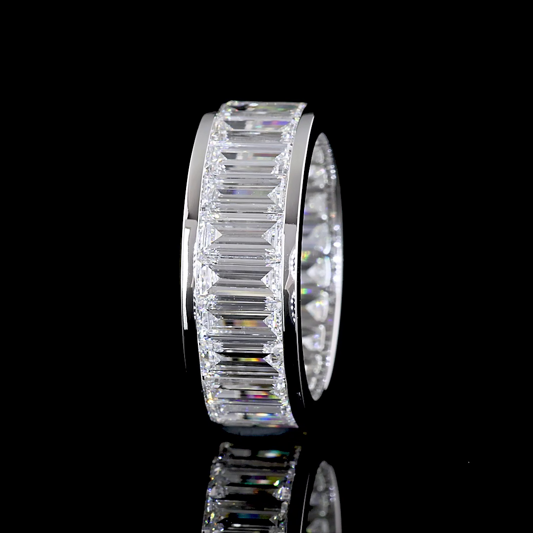 6ctw Baguette Channel Diamond Eternity Band