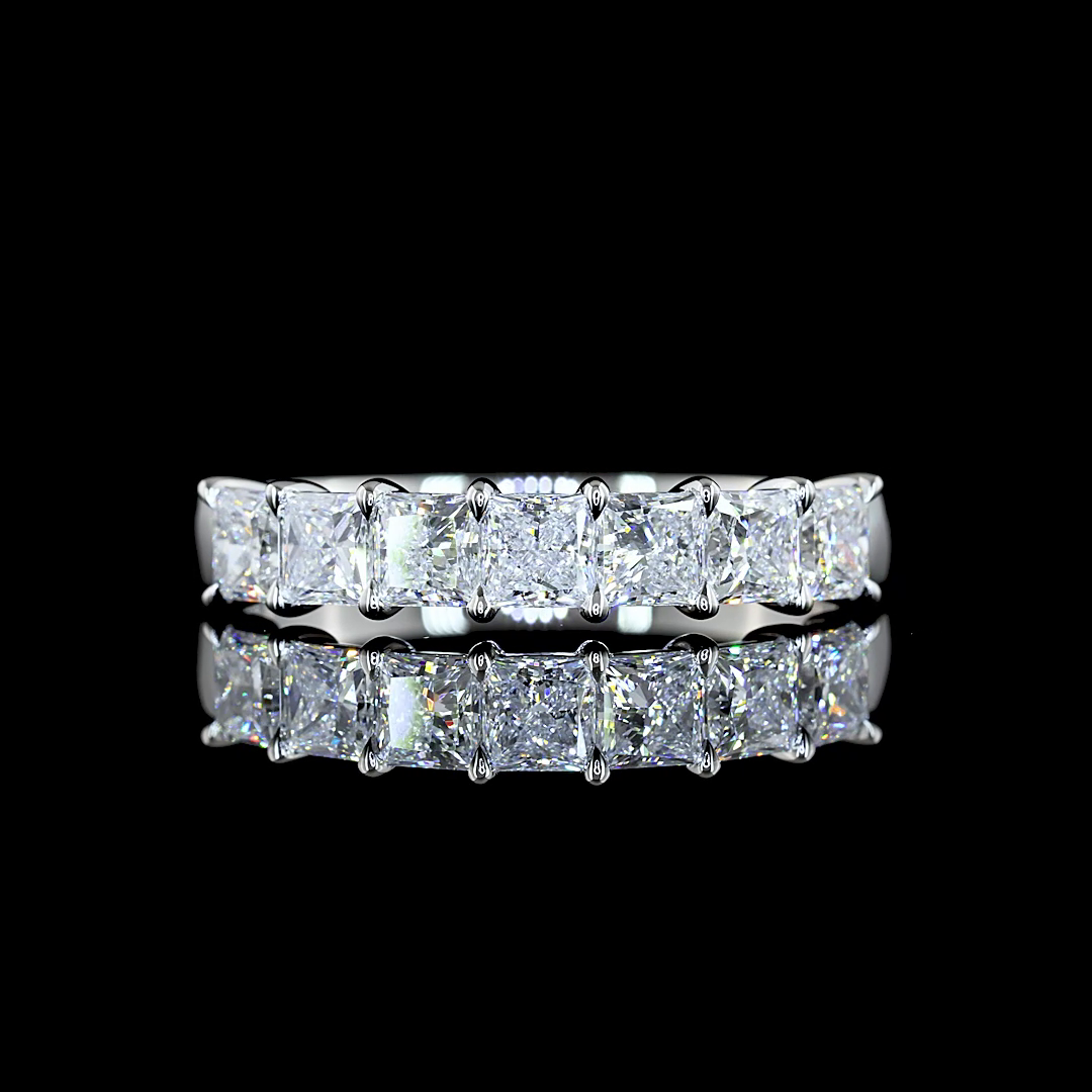 2ctw Prong Princess Seven Stone Band
