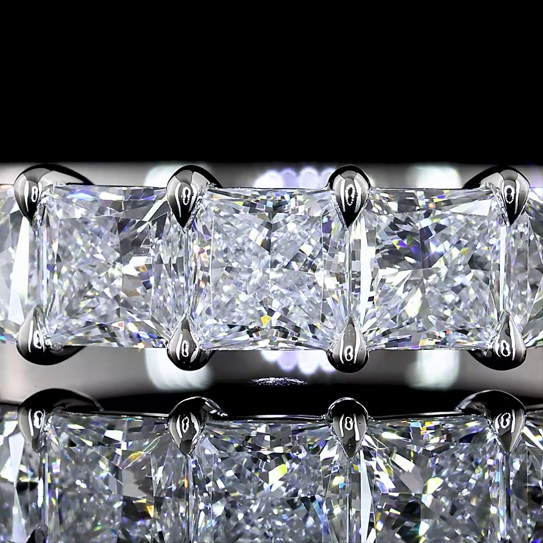 2ctw Prong Princess Seven Stone Band