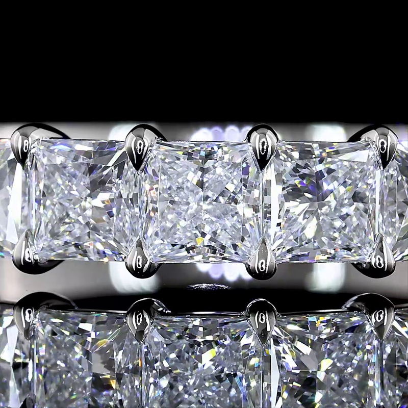 2ctw Prong Princess Seven Stone Band
