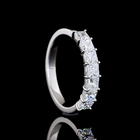 2ctw Prong Princess Seven Stone Band