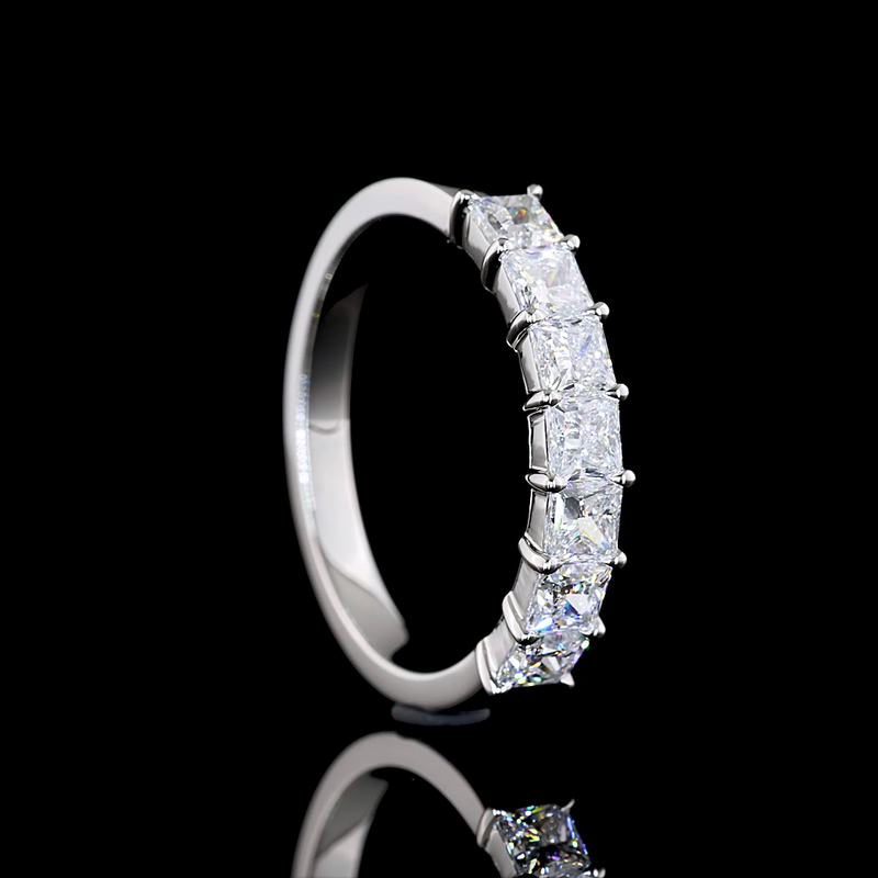 2ctw Prong Princess Seven Stone Band