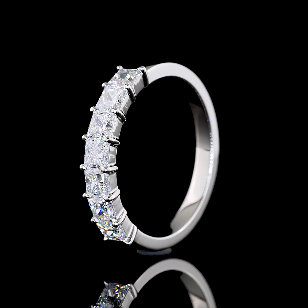 2ctw Prong Princess Seven Stone Band